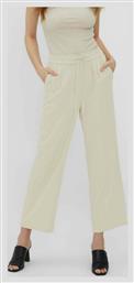Vero Moda Jesmilo Γυναικεία Υφασμάτινη Παντελόνα με Λάστιχο σε Κανονική Εφαρμογή Silver Lining