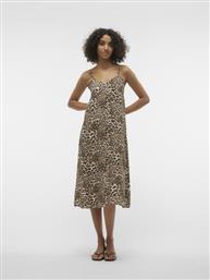 Vero Moda Midi Φόρεμα Animal Print από το Altershops