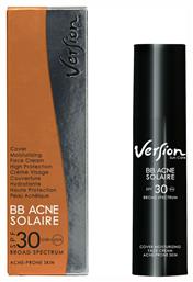 Version BB Acne Solaire Αντηλιακή Κρέμα Προσώπου SPF30 με Χρώμα 50ml από το Pharm24