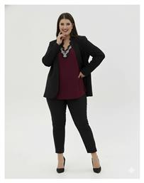 Vertice Μακρύ Γυναικείο Σακάκι Μαύρο