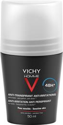 Vichy Homme Anti-Irritation Αποσμητικό 48h σε Roll-On 50ml από το Pharm24