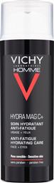 Vichy Homme Hydra Mag C+ 24ωρο Ενυδατικό Ανδρικό Gel Προσώπου για Ευαίσθητες Επιδερμίδες με Βιταμίνη C 50ml