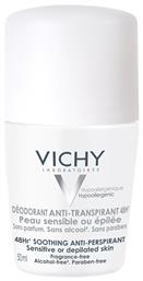 Vichy Soothing για Ευαίσθητες ή Αποτριχωμένες Επιδερμίδες Αποσμητικό 48h σε Roll-On 50ml