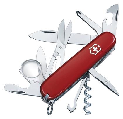 Victorinox Explorer Ελβετικός Σουγιάς Κόκκινος σε Θήκη