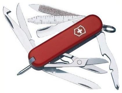 Victorinox Minichamp Ελβετικός Σουγιάς Κόκκινος σε Θήκη