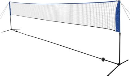 vidaXL Σετ Badminton Φιλέ και Μπαλάκια (600cm x 155cm)