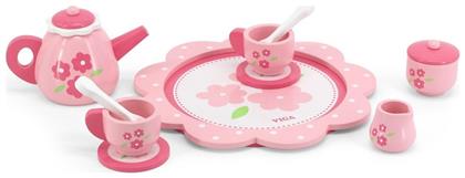 Viga Toys Ξύλινο Παιχνίδι Σετ Τσαγιού Σετ Τσαγιού