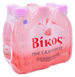 Βίκος Αναψυκτικό Pink Grapefruit με Ανθρακικό Μπουκάλι 6x330ml από το ΑΒ Βασιλόπουλος