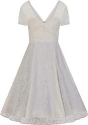 vintage bridal φόρεμα velvet flowers Nana cream από το PerfectDress