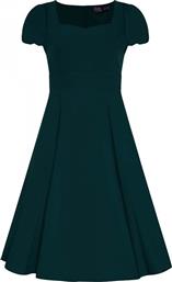 vintage φόρεμα chic Claudia dark green από το PerfectDress