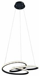 Viokef Berlin Κρεμαστό Φωτιστικό Μαύρο 52x520x120εκ.