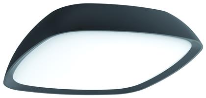 Viokef Cosmo Στεγανό Πλαφονιέρα Οροφής Εξωτερικού Χώρου με Ενσωματωμένο LED σε Μαύρο Χρώμα 4212800 από το Designdrops