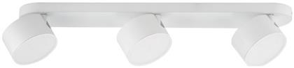 Viokef Nod Τριπλό Σποτ με Ενσωματωμένο LED και Θερμό Φως σε Λευκό Χρώμα