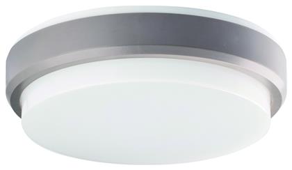 Viokef Tinos Πλαφονιέρα Οροφής Εξωτερικού Χώρου με Ενσωματωμένο LED σε Γκρι Χρώμα 4171700