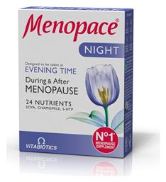 Vitabiotics Menopace Night Evening Time 30 ταμπλέτες από το Pharm24