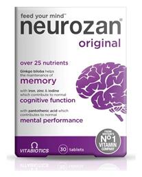 Vitabiotics Neurozan Original Over 25 Nutrients Συμπλήρωμα για την Μνήμη 30 ταμπλέτες από το Pharm24