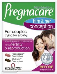 Vitabiotics Pregnacare His & Her Conception 30 ταμπλέτες 30 κάψουλες από το Pharm24