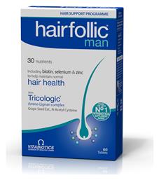 Vitabiotics WellMan Hairfolic Man With Tricologic 60 ταμπλέτες από το Pharm24