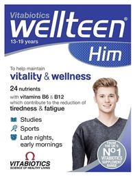 Vitabiotics Wellteen Him Πολυβιταμίνη 30 ταμπλέτες