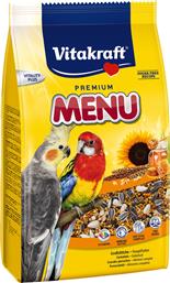 Vitakraft Menu Premium για Μεσαίους Παπαγάλους με Μέλι 1kg