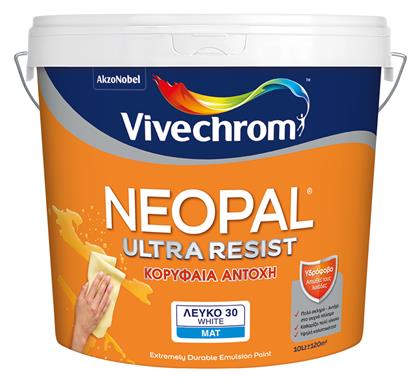 Vivechrom Neopal Ultra Resist Πλαστικό Χρώμα για Εσωτερική Χρήση 10lt από το Esmarket