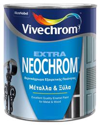 Vivechrom Βερνικόχρωμα Διαλύτου Extra Neochrom 0.75lt Μαύρο Γυαλιστερό