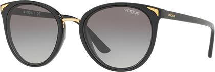 Vogue Γυναικεία Γυαλιά Ηλίου με Μαύρο Κοκκάλινο Σκελετό και Γκρι Ντεγκραντέ Φακό VO 5230S W44/11