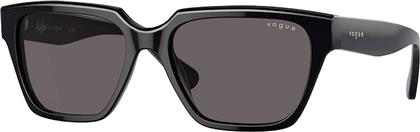 Vogue Γυναικεία Γυαλιά Ηλίου με Μαύρο Κοκκάλινο Σκελετό και Μαύρο Φακό VO5512S W44/87 από το Modivo
