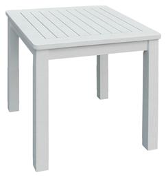 Βοηθητικό Lugano 45x45x45εκ. Λευκό