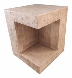 Βοηθητικό Τραπεζάκι Pyramis Μ38.5xΠ38.5xΥ46εκ. Beige