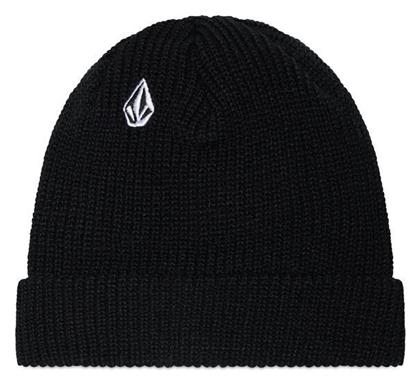 Volcom Full Stone Ανδρικός Beanie Σκούφος σε Μαύρο χρώμα