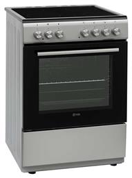 Vox Electronics Ελεύθερη με Κεραμικές Εστίες Inox CHT 6105 S