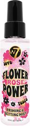 W7 Cosmetics Flower Power Priming & Setting Spray Rose 100ml