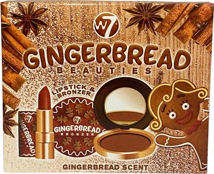W7 Cosmetics Gingerbread Beauties Powder Bronzer & Lipstick από το Plus4u