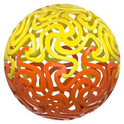 Waboba Brain Ball Yellow Orange