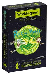 Waddingtons Rick and Morty Συλλεκτική Τράπουλα Πλαστικοποιημένη από το Designdrops