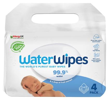 WaterWipes Μωρομάντηλα 4x60τμχ