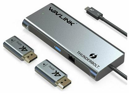 Wavlink Thunderbolt 3 Docking Station με DisplayPort 4K Ethernet (WL-UTD05H)