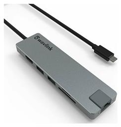 Wavlink USB-C Docking Station με HDMI 4K PD Ethernet (WL-UHP3409)