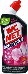 Wc Net Crystal Gel Καθαρισμού Λεκάνης με Άρωμα Pink Flowers 750ml από το e-Fresh