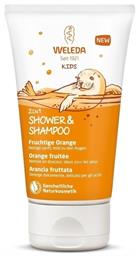 Weleda Βιολογικό Παιδικό Αφρόλουτρο & Σαμπουάν Kids σε Μορφή Κρέμας 150ml