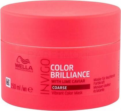 Wella Invigo Color Brilliance Coarse Μάσκα Μαλλιών για Διατήρηση Χρώματος 150ml