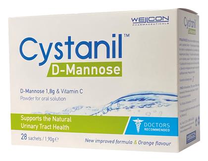 Wellcon Cystanil D-Mannose 28 φακελίσκοι