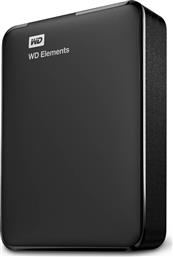 Western Digital Elements Portable USB 3.0 Εξωτερικός HDD 1TB 2.5'' Μαύρο