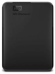 Western Digital Elements Portable USB 3.0 Εξωτερικός HDD 4TB 2.5'' Μαύρο