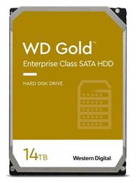 Western Digital Gold 14TB HDD Σκληρός Δίσκος 3.5'' SATA III 7200rpm με 512MB Cache για NAS / Server