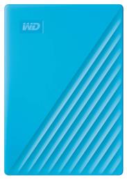 Western Digital My Passport (2019) USB 3.2 Εξωτερικός HDD 4TB 2.5'' Sky Blue