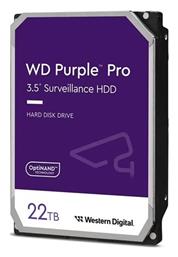 Western Digital Purple Pro Surveillance 18TB HDD Σκληρός Δίσκος 3.5'' SATA III 7200rpm με 512MB Cache για Καταγραφικό