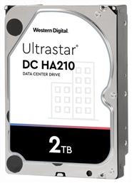 Western Digital Ultrastar DC HA210 2TB HDD Σκληρός Δίσκος 3.5'' SATA III 7200rpm με 128MB Cache για Καταγραφικό / NAS / Server