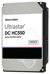 Western Digital Ultrastar DC HC550 16TB HDD Σκληρός Δίσκος 3.5'' SAS 3.0 7200rpm με 512MB Cache για Desktop